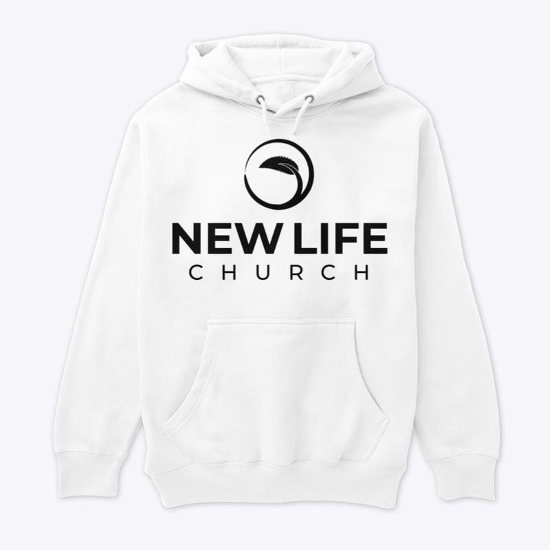 New Life Logo Hoodie (White)